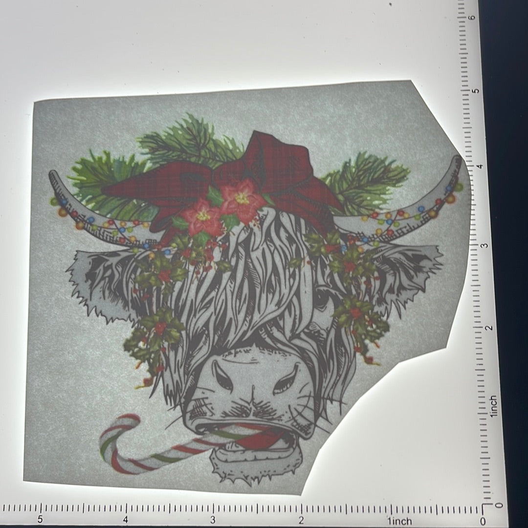 Christmas cow  - Screen Print - $1