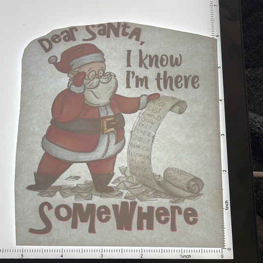 Dear Santa - Screen Print - $1