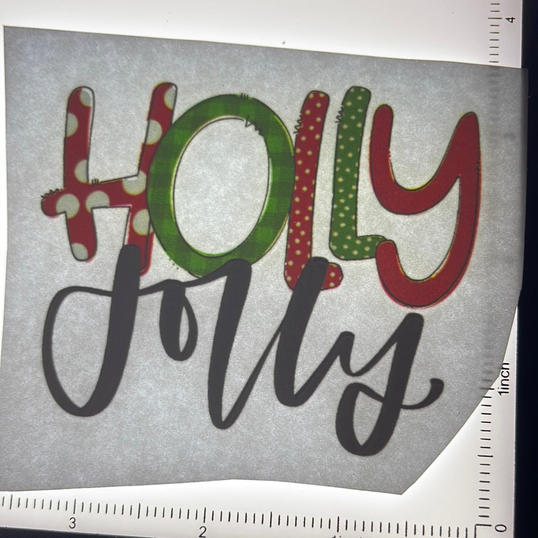Holly Jolly - Screen Print - 2 for $1