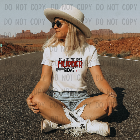 Just a girl who loves murder shows - DTF
