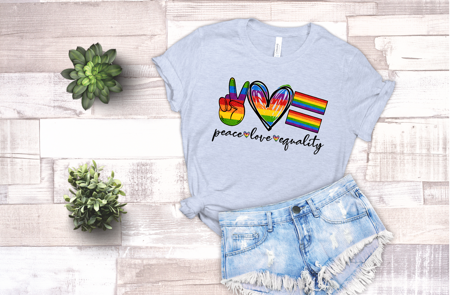 Peace Love Equality - Sublimation