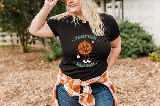 Pumpkin Season Distressed - DTF