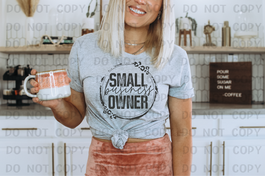 Small Business Owner Circle - Adult - Screen Print