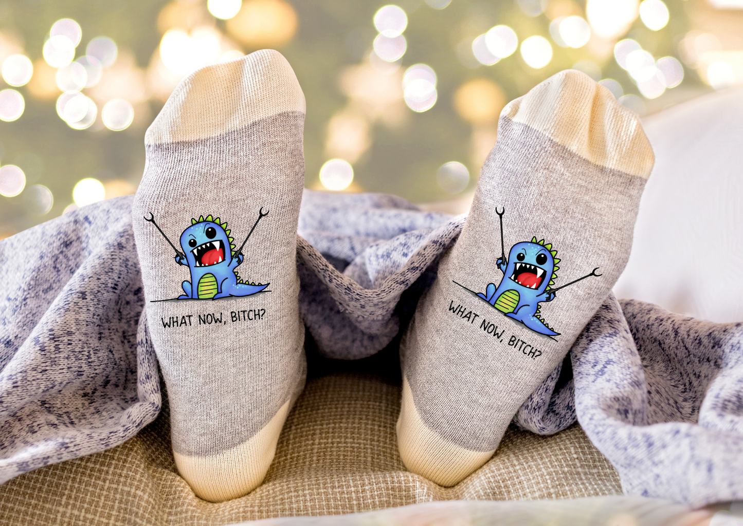 What Now Blue - Sock - 2 Pair - DTF